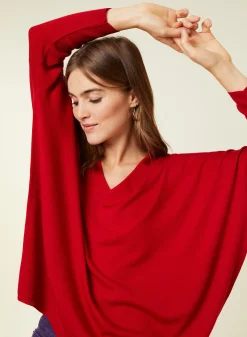 Maison Montagut Pull Manches Chauve-Souris En Laine Merinos - Boxe><noscript><img width=