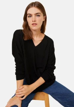 Maison Montagut Pull Manches Chauve-Souris En Laine Merinos - Boxe><noscript><img width=