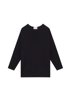 Maison Montagut Pull Manches Chauve-Souris En Laine Merinos - Boxe><noscript><img width=