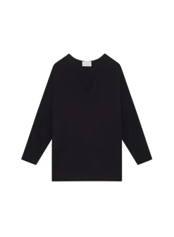 Maison Montagut Pull Manches Chauve-Souris En Laine Merinos - Boxe><noscript><img width=