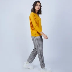 Maison Montagut Pull Manches Chauve-Souris En Laine Merinos - Boxe><noscript><img width=