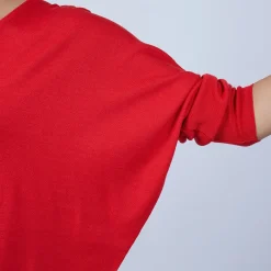 Maison Montagut Pull Manches Chauve-Souris En Laine Merinos - Boxe><noscript><img width=