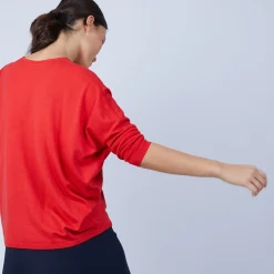 Maison Montagut Pull Manches Chauve-Souris En Laine Merinos - Boxe><noscript><img width=