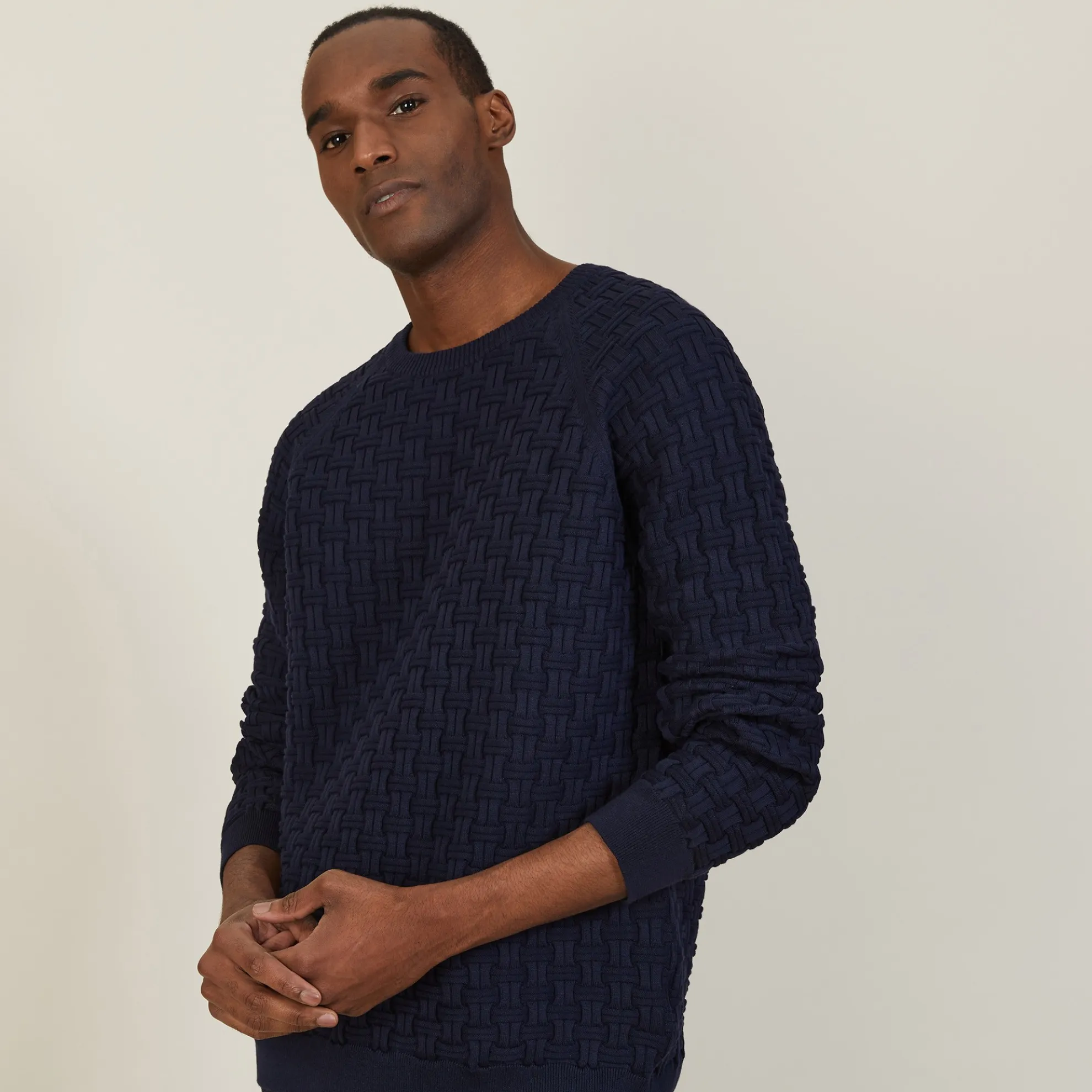 Maison Montagut Pull Manches Raglan En Coton Bio - Pepino>Homme Pulls