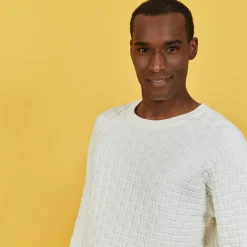 Maison Montagut Pull Manches Raglan En Coton Bio - Pepino><noscript><img width=