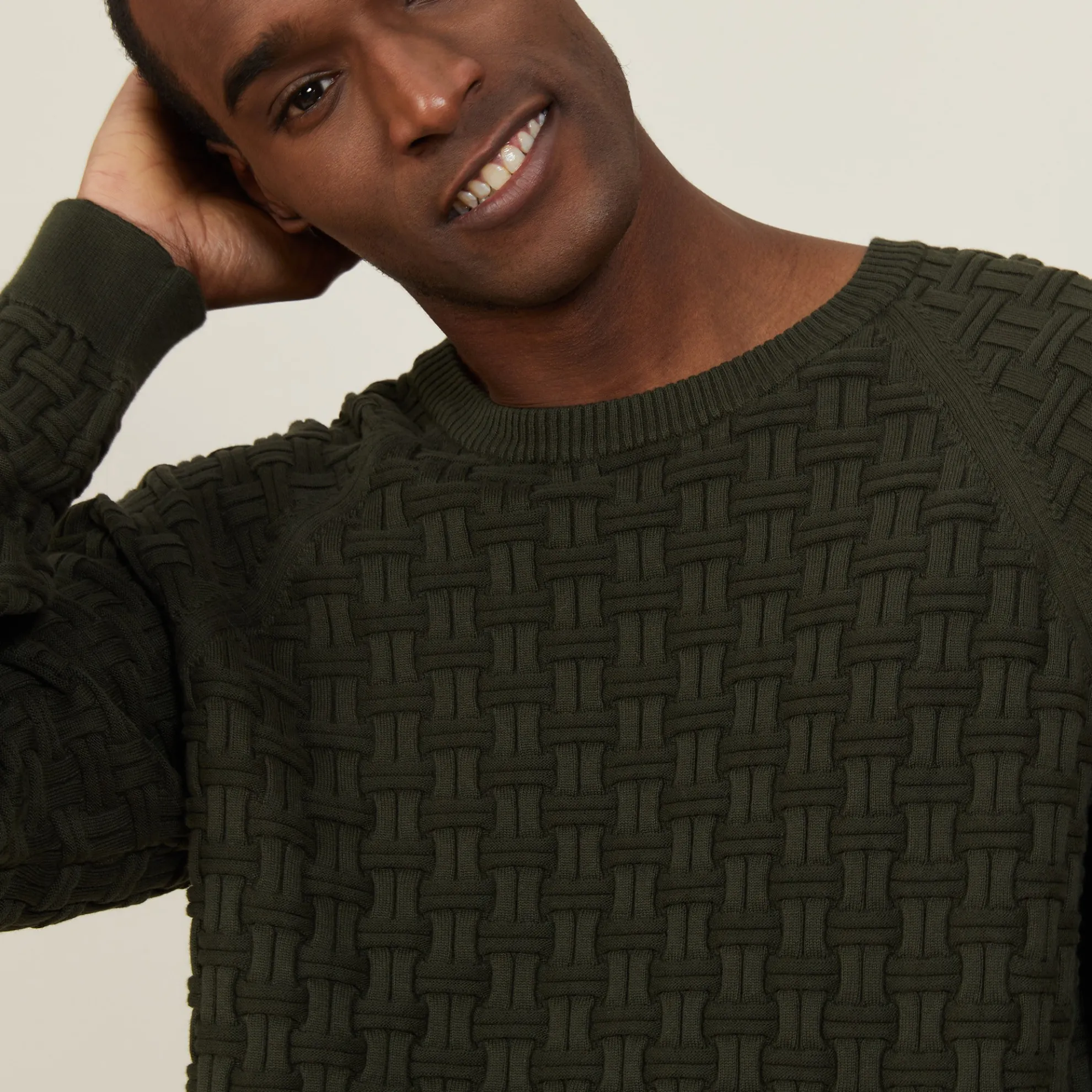 Maison Montagut Pull Manches Raglan En Coton Bio - Pepino>Homme Pulls