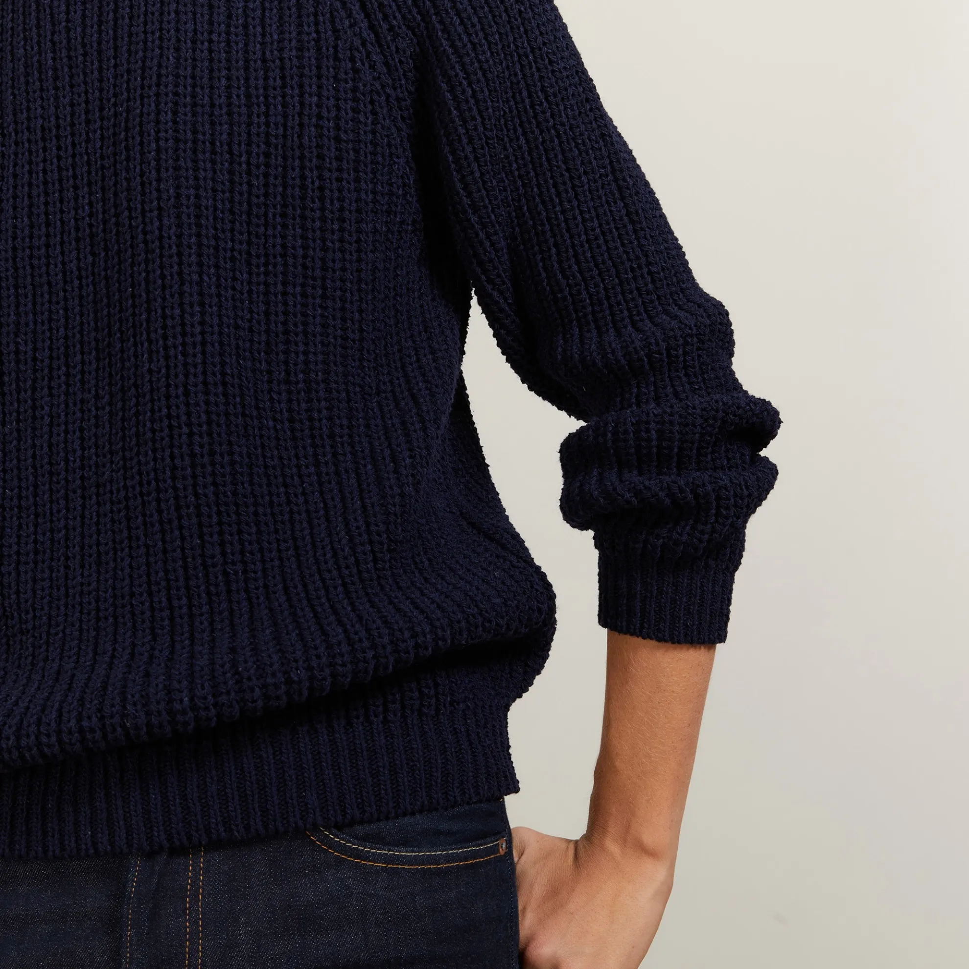 Maison Montagut Pull Manches Raglan En Soie Laine - Bolide>Homme Pulls