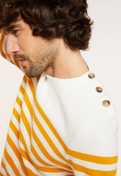 Maison Montagut Pull Mariniere En Coton - Dory><noscript><img width=