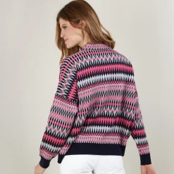 Maison Montagut Pull Motifs Azteques En Laine - Fidji><noscript><img width=