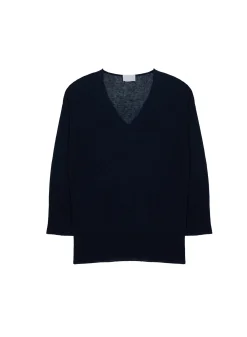 Maison Montagut Pull Oversize Col V En Lin - Tiphaine><noscript><img width=