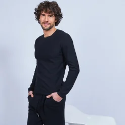 Maison Montagut Pull Ras Du Cou En Coton Cachemire - Hizoka><noscript><img width=