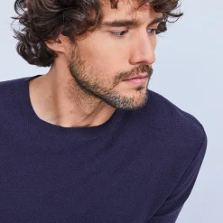 Maison Montagut Pull Ras Du Cou En Coton Cachemire - Hizoka><noscript><img width=