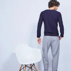 Maison Montagut Pull Ras Du Cou En Coton Cachemire - Hizoka><noscript><img width=