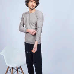 Maison Montagut Pull Ras Du Cou En Coton Cachemire - Hizoka><noscript><img width=