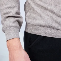 Maison Montagut Pull Ras Du Cou En Coton Cachemire - Hizoka><noscript><img width=