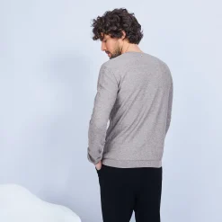 Maison Montagut Pull Ras Du Cou En Coton Cachemire - Hizoka><noscript><img width=