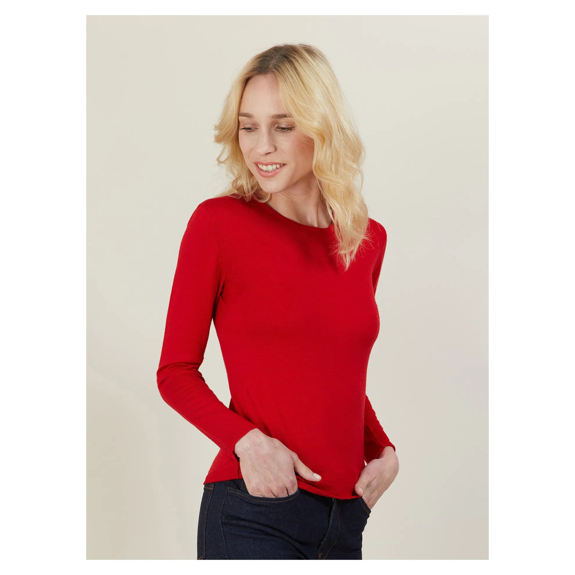 Maison Montagut Pull Ras Du Cou En Laine Bourse>Femme Pulls