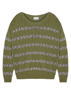 Maison Montagut Pull Raye En Coton Et Lin - Thildie>Femme Pulls