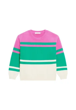 Maison Montagut Pull Tricolore En Coton - Mavrick>Femme Pulls