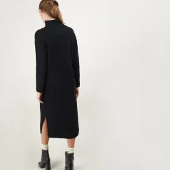 Maison Montagut Robe En Cachemire 4 Fils A Mailles Torsadees - Gisele><noscript><img width=