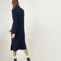 Maison Montagut Robe En Cachemire 4 Fils A Mailles Torsadees - Gisele><noscript><img width=