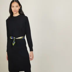 Maison Montagut Robe En Laine Boutons Epaule - Frankie><noscript><img width=