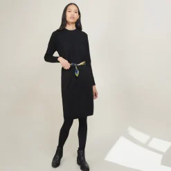 Maison Montagut Robe En Laine Boutons Epaule - Frankie><noscript><img width=