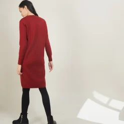 Maison Montagut Robe En Laine Boutons Epaule - Frankie><noscript><img width=