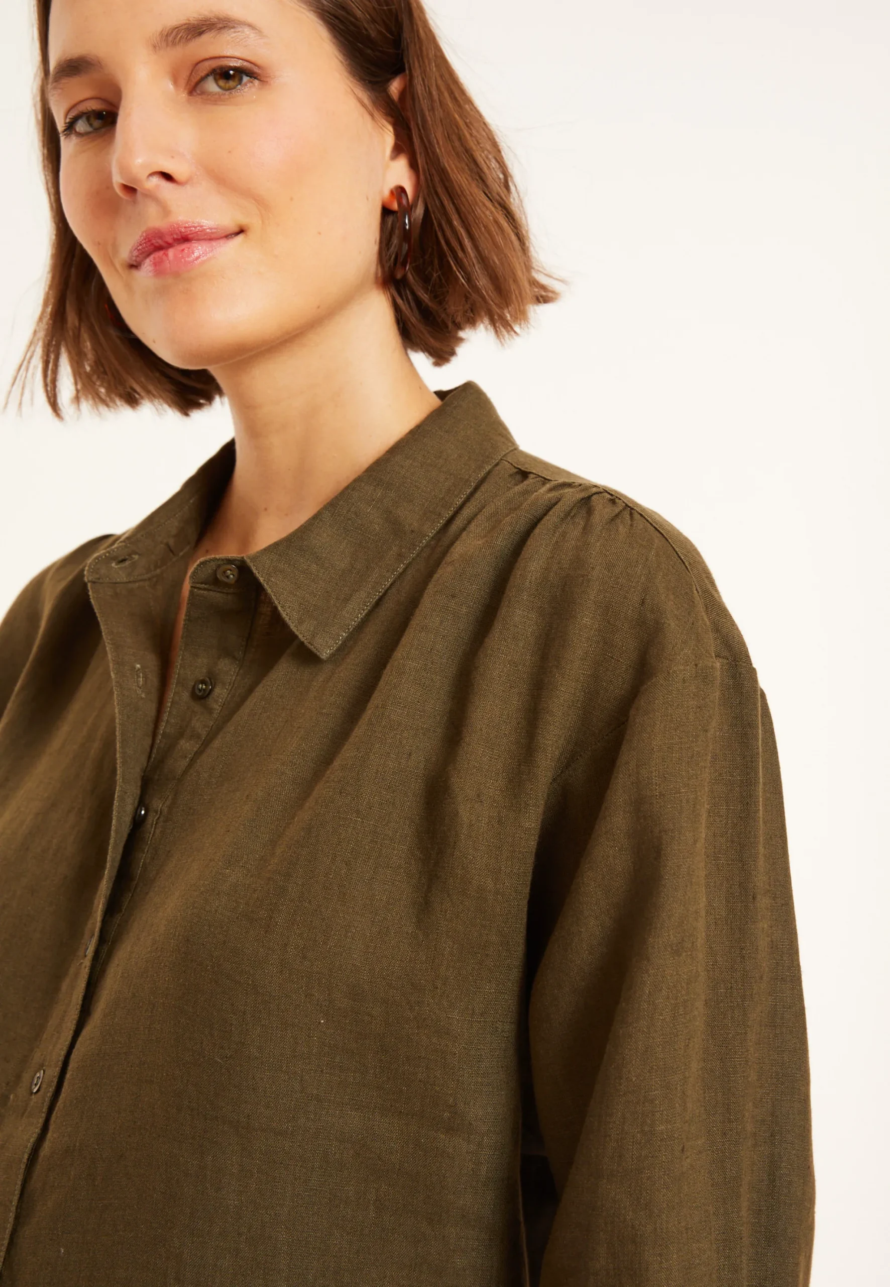 Maison Montagut Robe Longue Col Polo En Lin - Valerie>Femme Robes