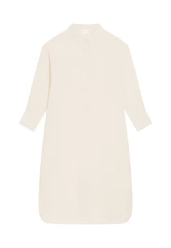 Maison Montagut Robe Longue Col Polo En Lin - Valerie><noscript><img width=