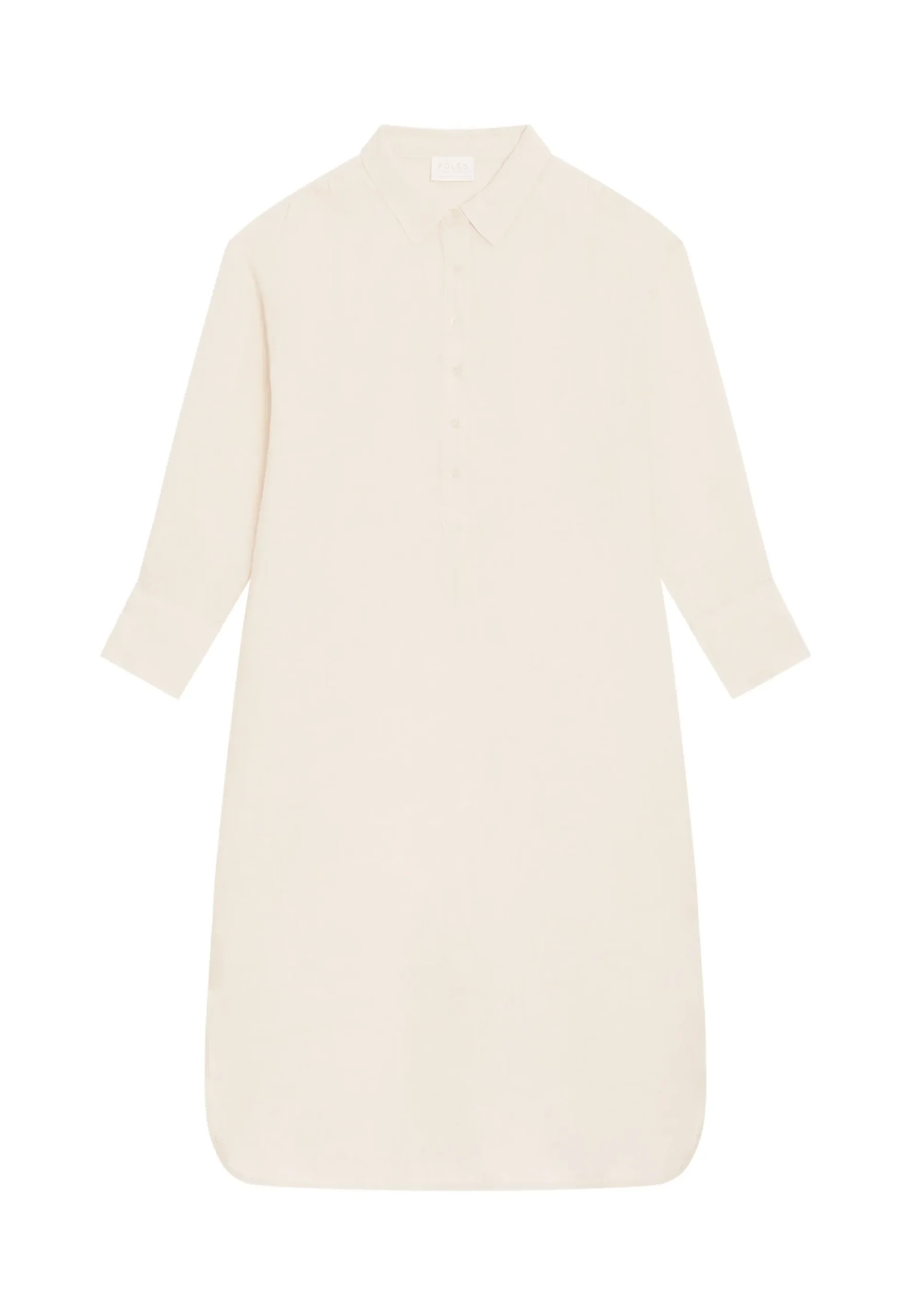 Maison Montagut Robe Longue Col Polo En Lin - Valerie>Femme Robes
