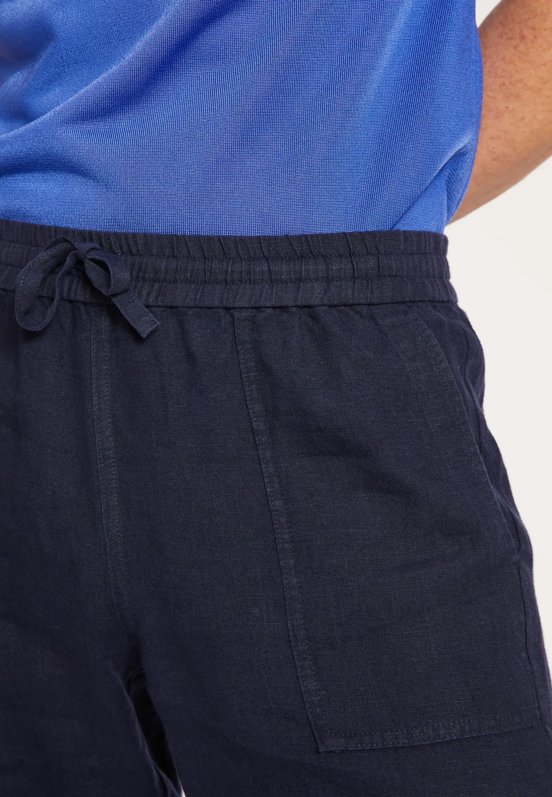Maison Montagut Short A Poches En Lin - Diego>Homme Shorts Et Pantalons
