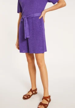 Maison Montagut Short Fluide En Lin Flamme - Maceo><noscript><img width=