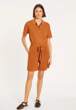 Maison Montagut Short Fluide En Lin Flamme - Maceo><noscript><img width=