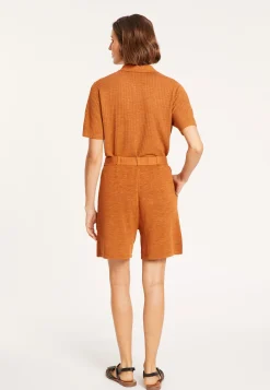 Maison Montagut Short Fluide En Lin Flamme - Maceo><noscript><img width=