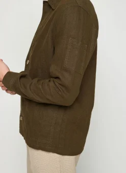 Maison Montagut Surchemise Casual En Lin - Rodrigue><noscript><img width=