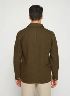 Maison Montagut Surchemise Casual En Lin - Rodrigue><noscript><img width=