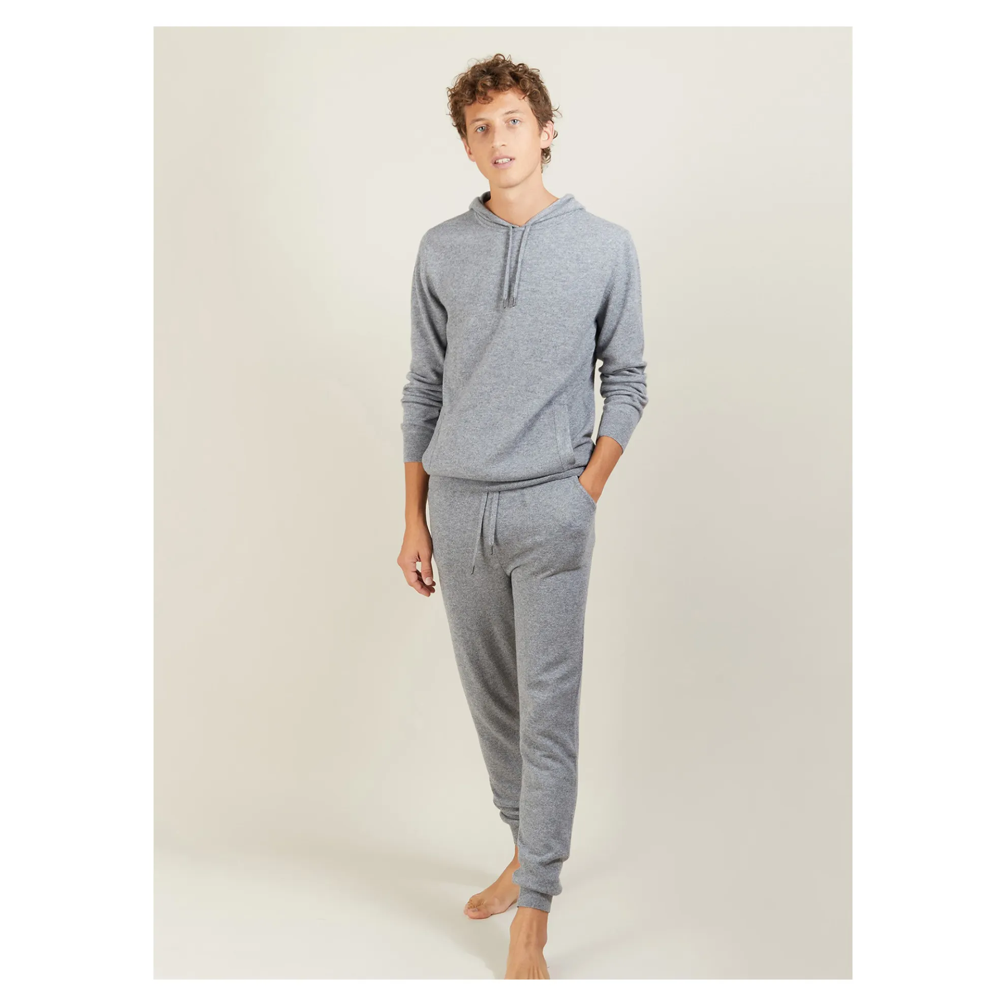 Maison Montagut Sweat A Capuche En Cachemire - Badwin>Homme Vestes Et Gilets