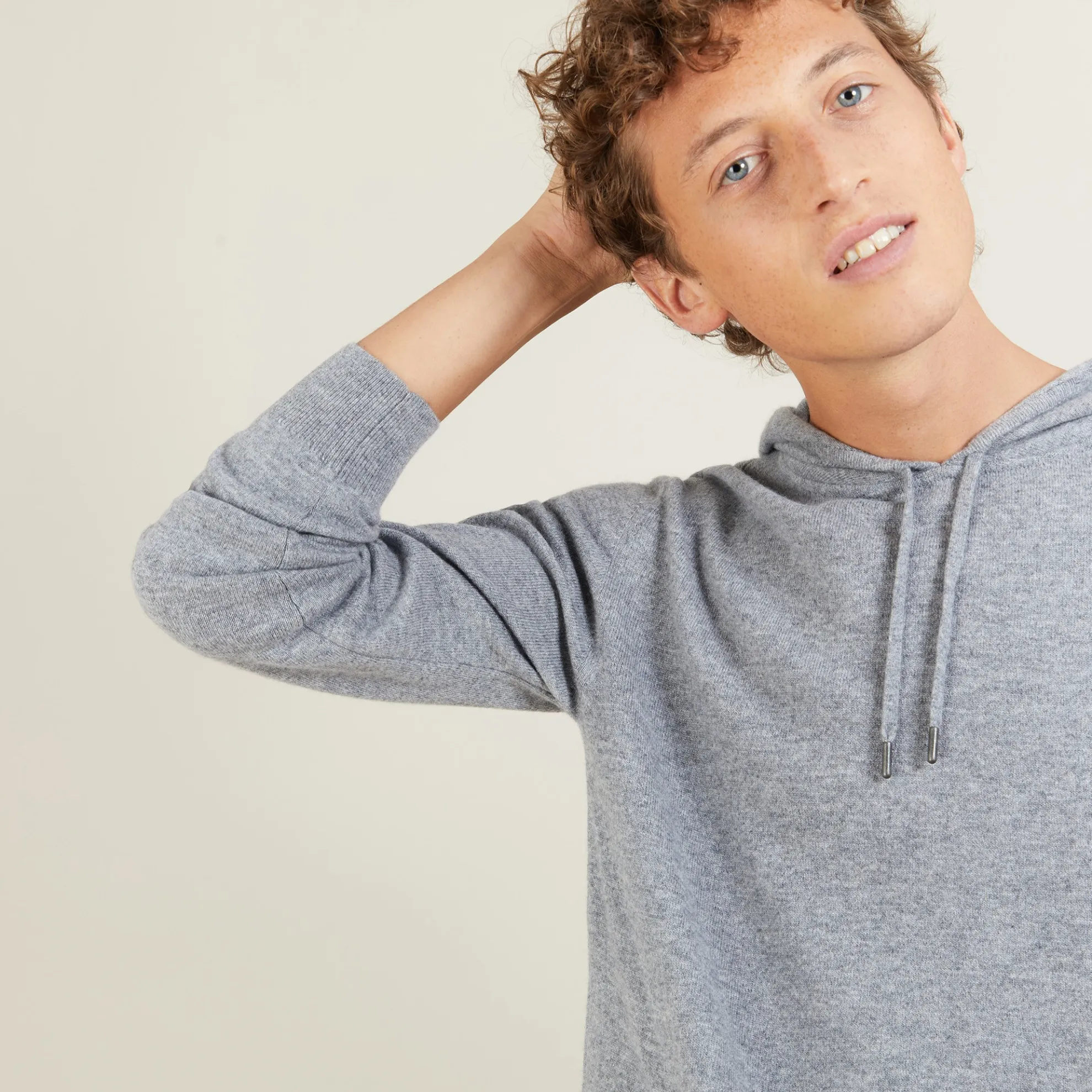 Maison Montagut Sweat A Capuche En Cachemire - Badwin>Homme Vestes Et Gilets