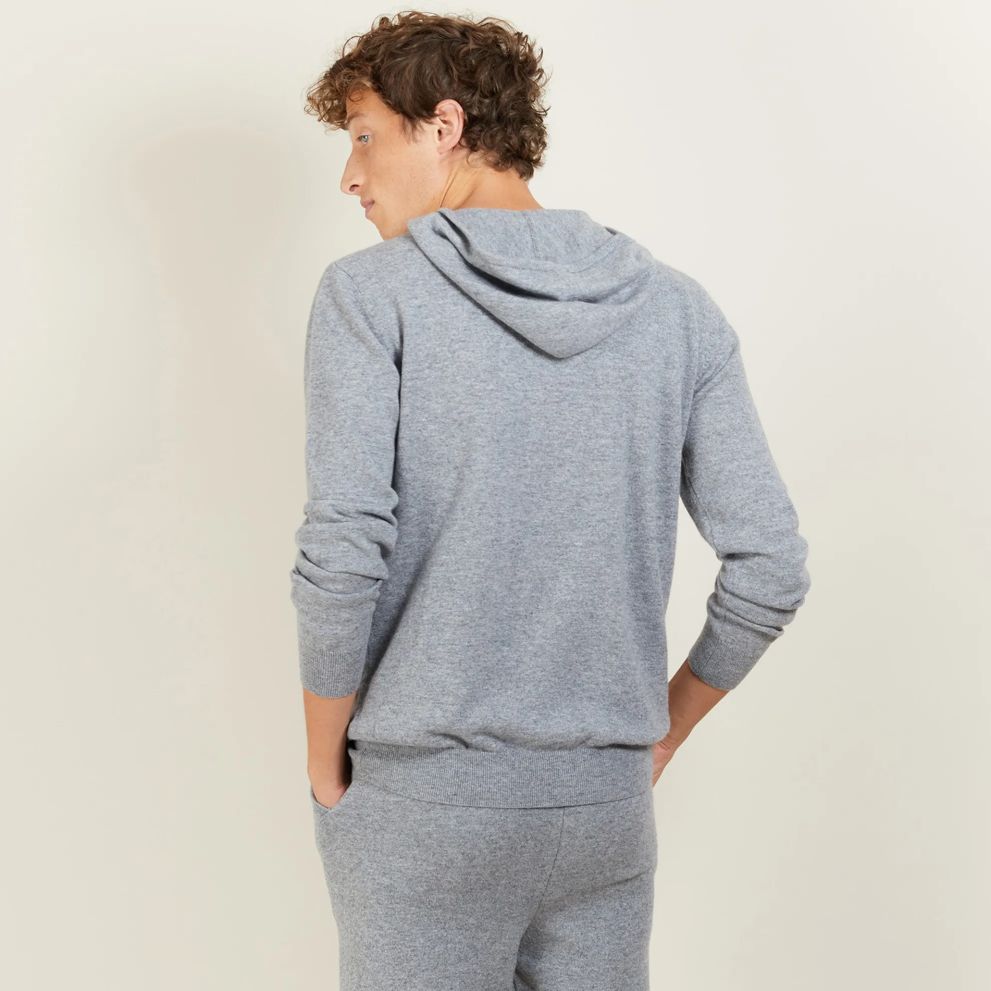 Maison Montagut Sweat A Capuche En Cachemire - Badwin>Homme Vestes Et Gilets