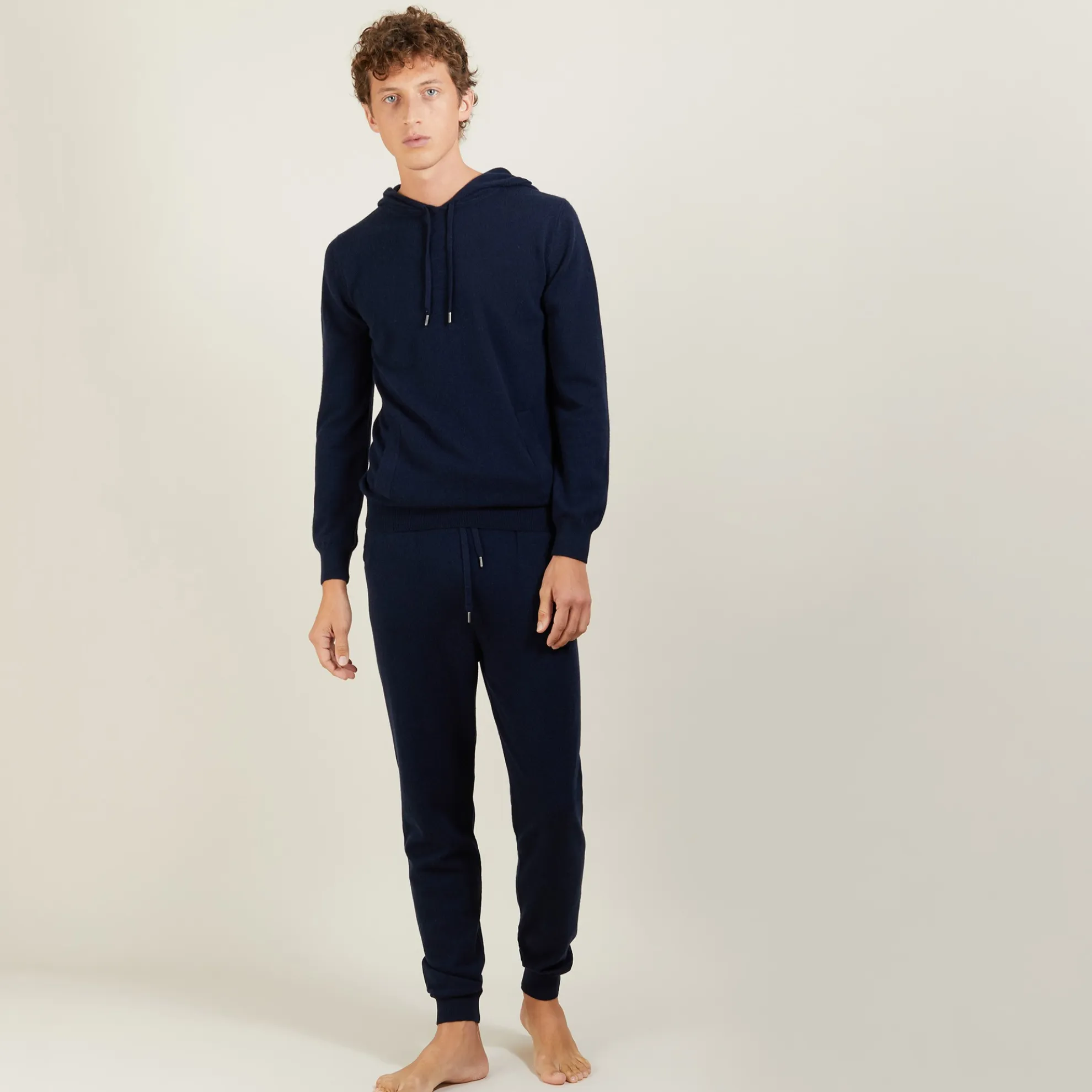 Maison Montagut Sweat A Capuche En Cachemire - Badwin>Homme Vestes Et Gilets