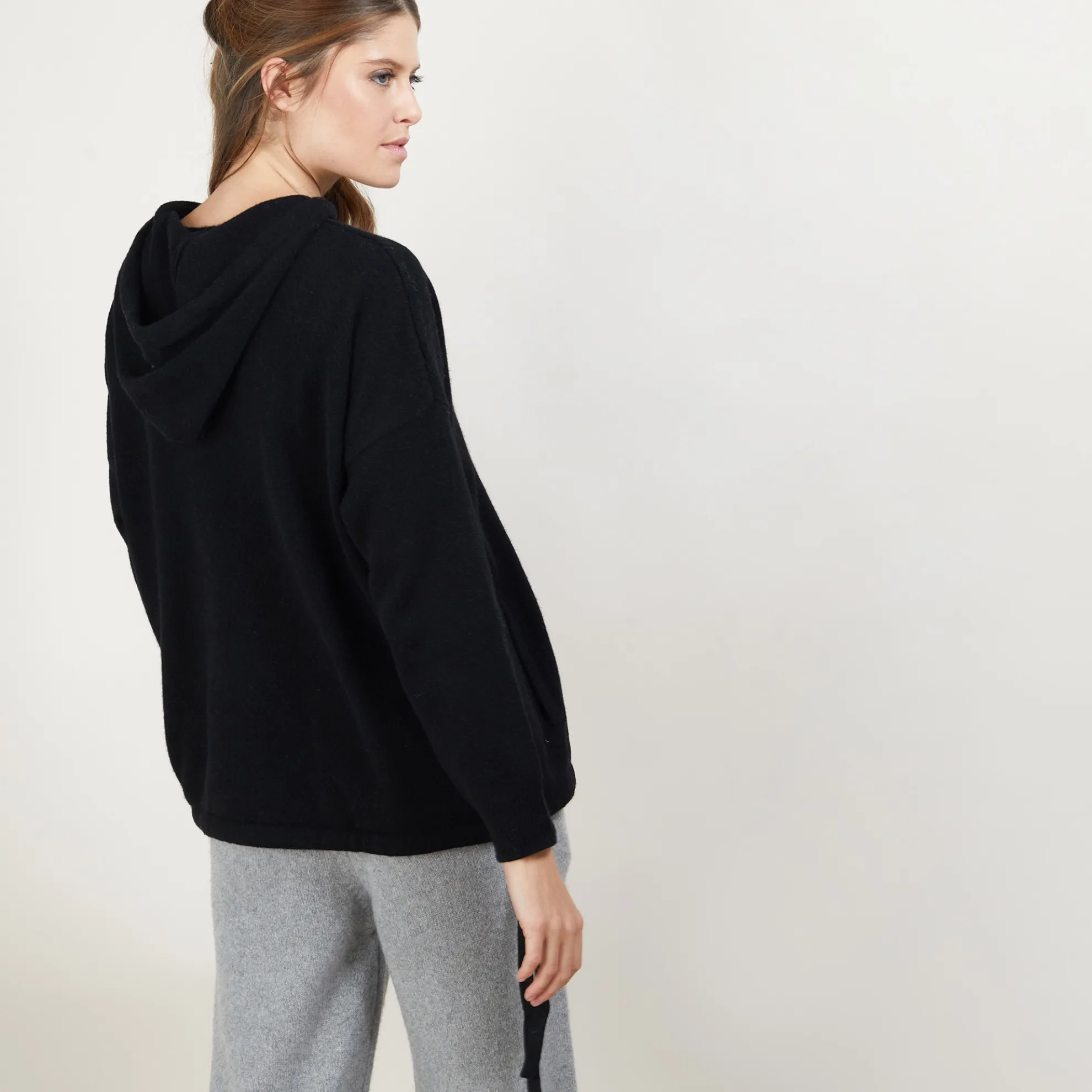Maison Montagut Sweat A Capuche En Cachemire Et Laine Recycles - Gala>Femme Pulls