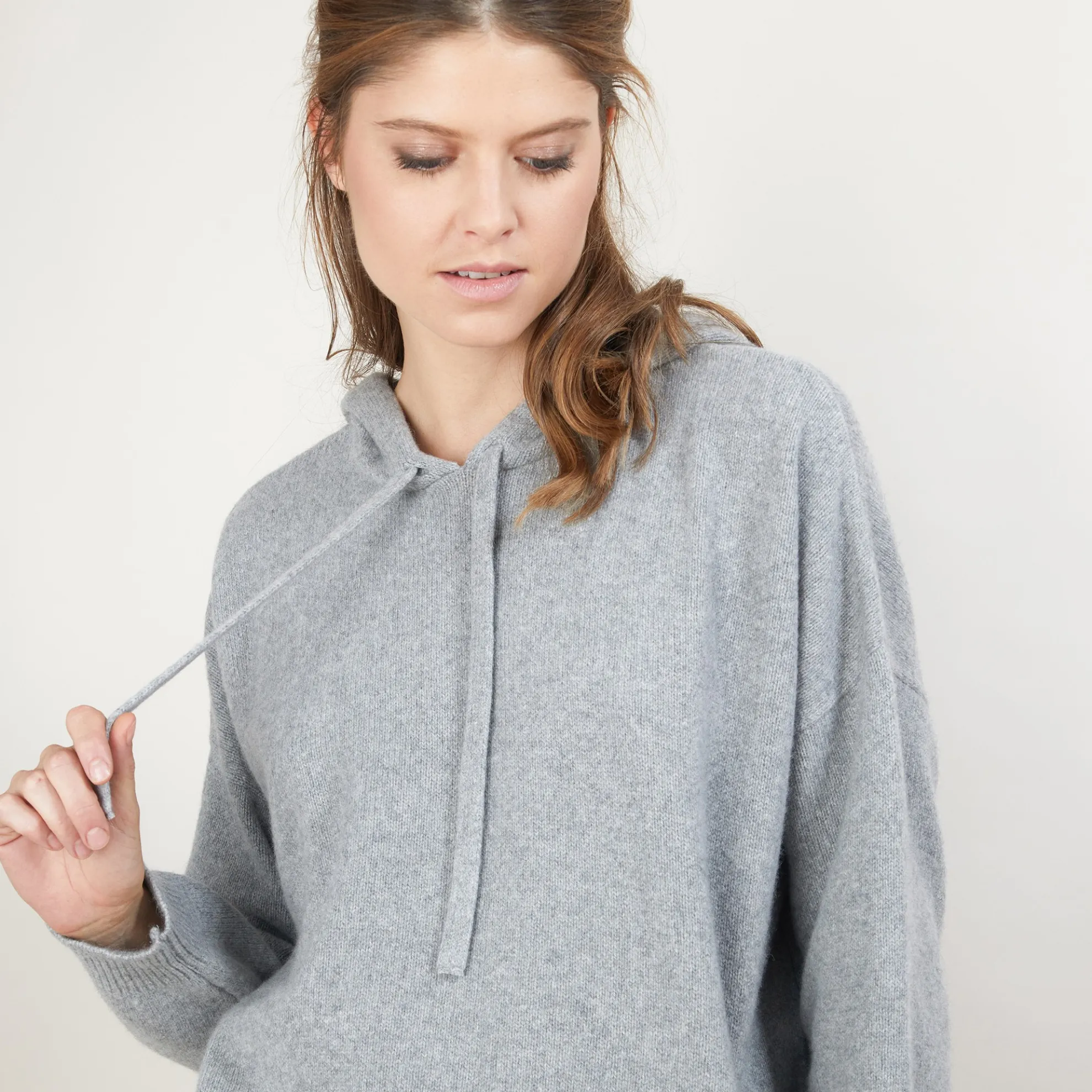 Maison Montagut Sweat A Capuche En Cachemire Et Laine Recycles - Gala>Femme Pulls