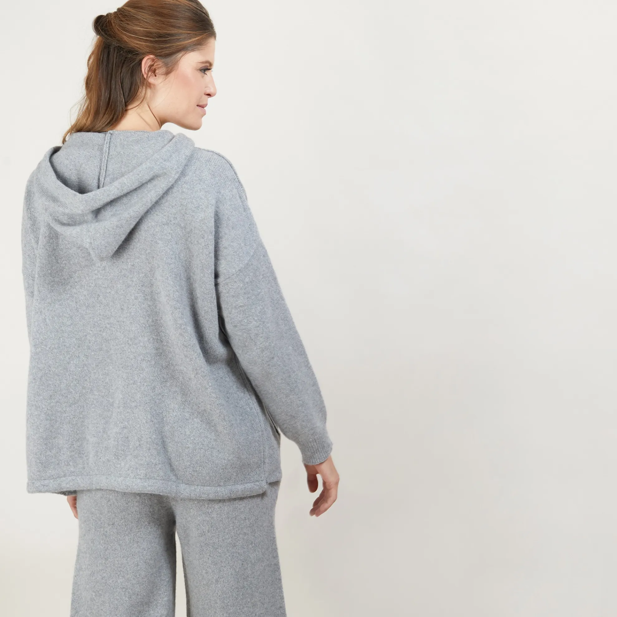 Maison Montagut Sweat A Capuche En Cachemire Et Laine Recycles - Gala>Femme Pulls