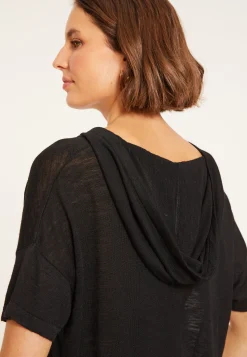 Maison Montagut Sweat A Capuche En Lin Flamme - Pivoine><noscript><img width=