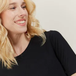 Maison Montagut Top Femme En Laine Et Soie - Alex><noscript><img width=