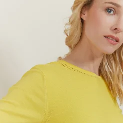 Maison Montagut Top Femme En Laine Et Soie - Alex><noscript><img width=