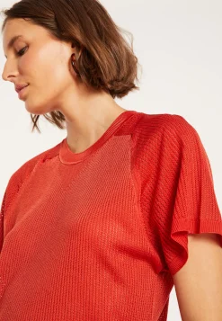 Maison Montagut T-Shirt A Cotes En Fil Lumiere - Malory><noscript><img width=