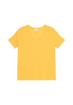 Maison Montagut T-Shirt Ample Col Rond En Lin Flamme - Pavot><noscript><img width=