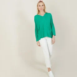 Maison Montagut T-Shirt Ample En Lin Flamme - Balou><noscript><img width=